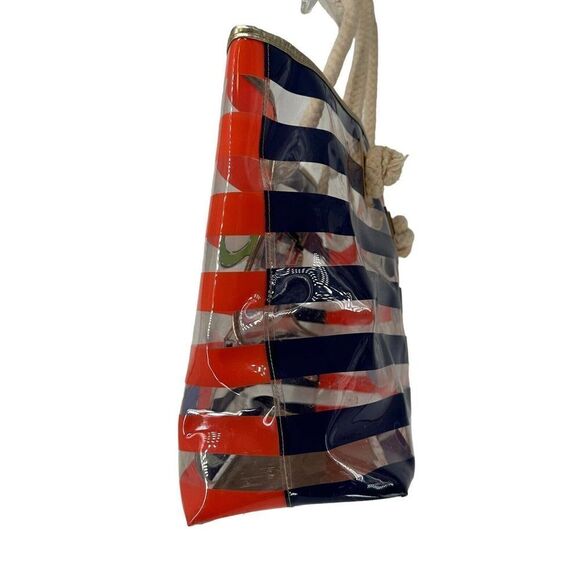 Lilly Pulitzer Shoreline Tote Raise The Sail Beach Bag Nautical Rare Preppy Cute - Picture 7 of 12